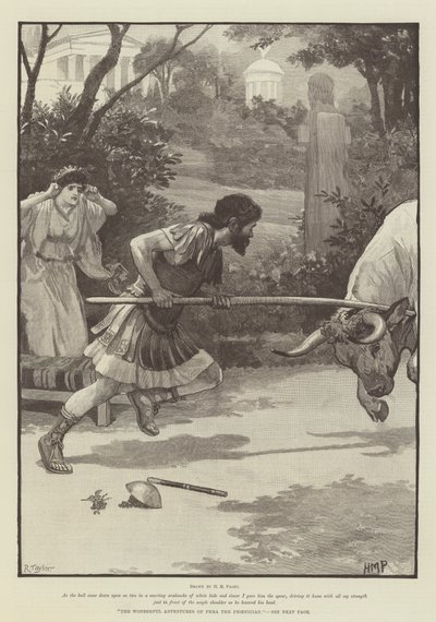 A föníciai Phra csodálatos kalandjai alkotó: Henry Marriott Paget